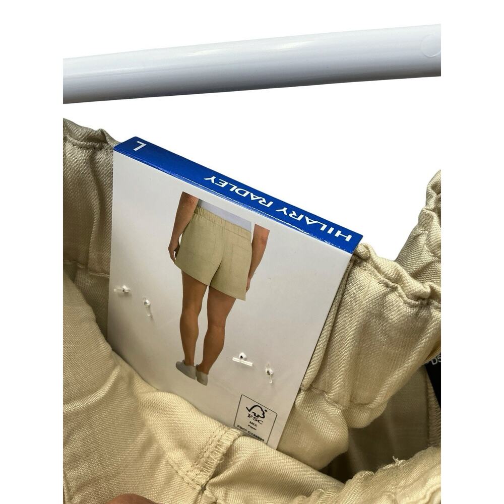 Hilary Radley Women's Pull-On with Side Seam Pockets Shorts Size Large Tan - Picture 13 of 16